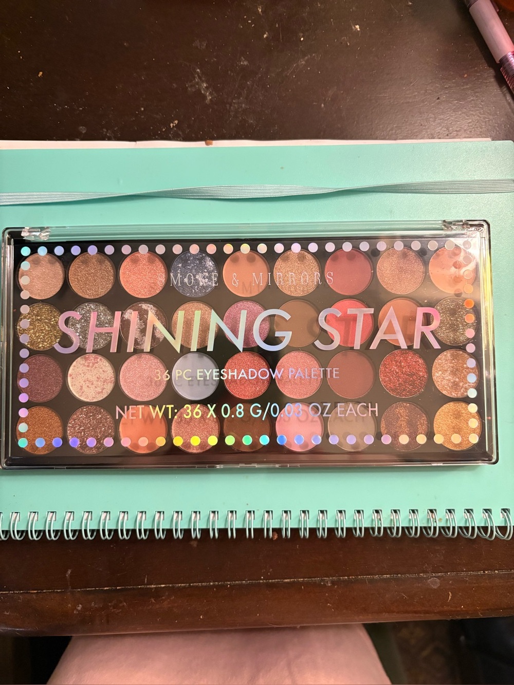 36-Piece Eyeshadow Palette - Warm Rose & Copper NEW NEVER USED